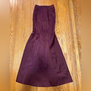 Zac Posen Burgundy Skirt